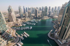 JBR Gorgeous Marina View 2 BR High Floor Full Apartment